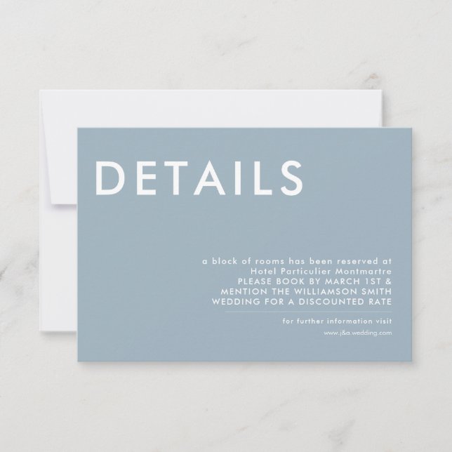 Invitation monogrammed, nom, (Devant)