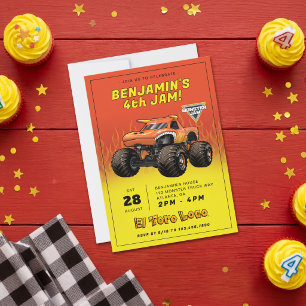 Invitation Monster Jam - Anniversaire El Toro Loco