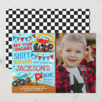 Invitation Monster Truck Monster Truck Anniversair
