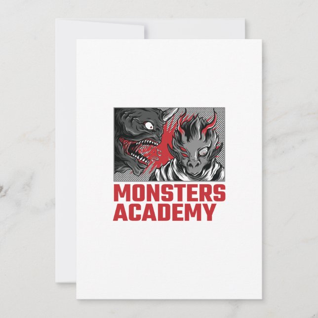 INVITATION MONSTERS ACADEMY (Devant)