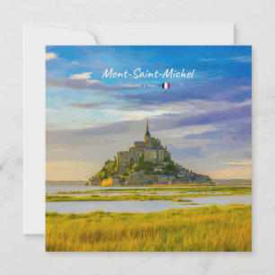 Invitation Mont-Saint-Michel, France - Abbaye médiévale