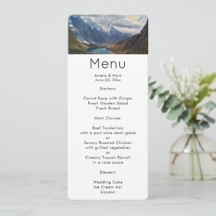 Invitation Montagnes alpines pittoresques photo