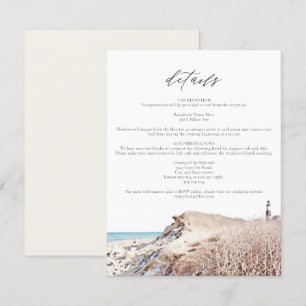 Invitation MONTAUK BEACH New York Ocean Details Insérer une c