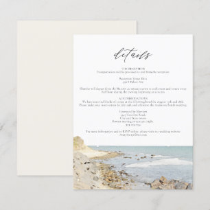 Invitation MONTAUK BEACH New York Ocean Details Insérer une c
