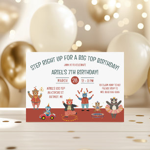 Invitation Monter sur scène pour un grand anniversaire sous l
