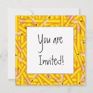 Invitation Montures de crayons