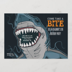 Invitation morsure de requin