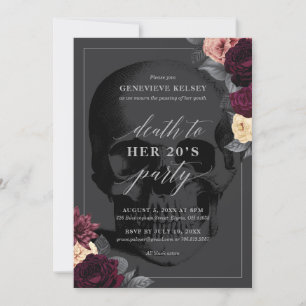 Invitation Mort à l'invitation de votre fête des années 20