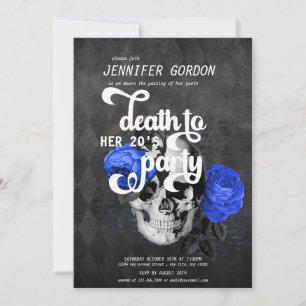 Invitation Mort à ma fête d'anniversaire de jeunesse Invita