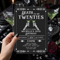 Mort à Mes 20 Ans Anniversaire Gothique Tendance 3