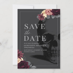 Invitation Mort à votre soirée des 20 ans Enregistrez la date