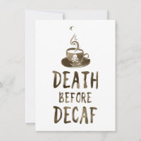 mort avant café décaf