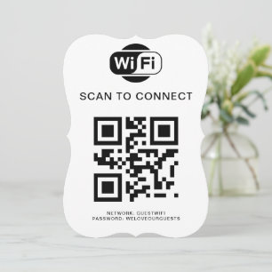 Invitation Mot de passe Wifi   Analyse du code QR pour se con