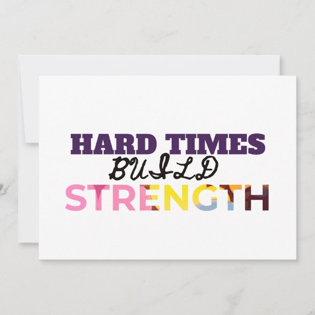 Invitation Mot inspirant (Devant)