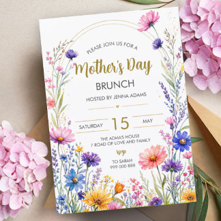 Invitation Mother's Day Brunch | Mothers Day Party