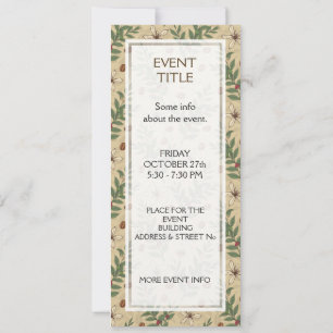 Invitation Motif de café