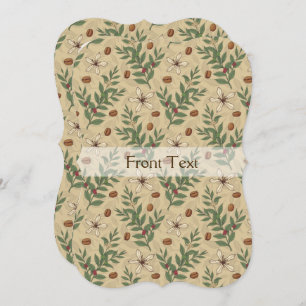 Invitation Motif de café