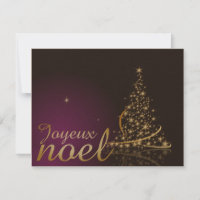 Motif de Noël pourpre avec arbre de Noël doré