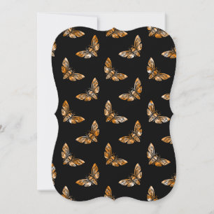 Invitation Motif de Sphinx à tête de mort