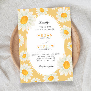 Invitation Motif floral de tournesol sans couture mariage