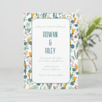 Motif floral fait main Spring Garden Chic Custom