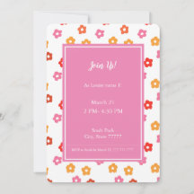 Motif floral rose rose jaune rouge orange minuscul