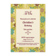Motif floral urbain pour célébration d'anniversair