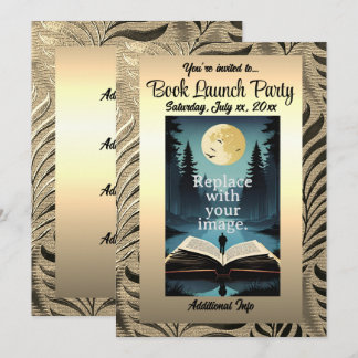Invitation Motif Gold Leaf