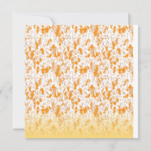 Invitation Motif textile présentant un motif vibrant orange e
