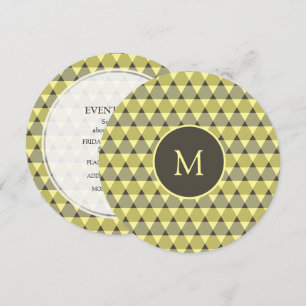Invitation Motif triangles