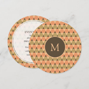 Invitation Motif triangles