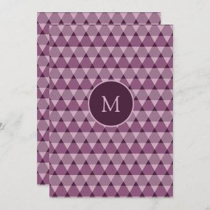 Invitation Motif triangles
