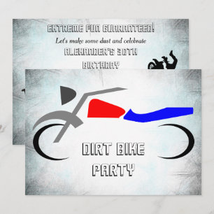 Invitation Moto Tout-Terrain 30e Anniversaire