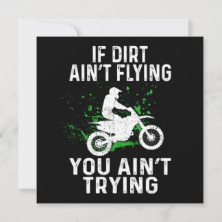 Invitation Motocross Dirt Vélo Si Aint Dirt Vous Voler Aint T