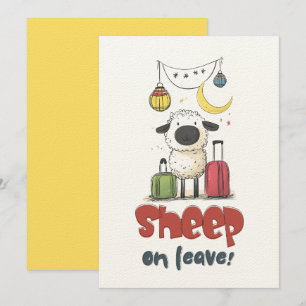 Invitation Mouton d'Eid en congé Entièrement prêt et de ret