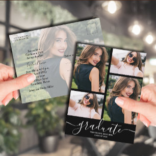Invitation Multi Photo Graduation Party