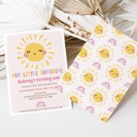 Multicolore Notre petit soleil 1er anniversaire