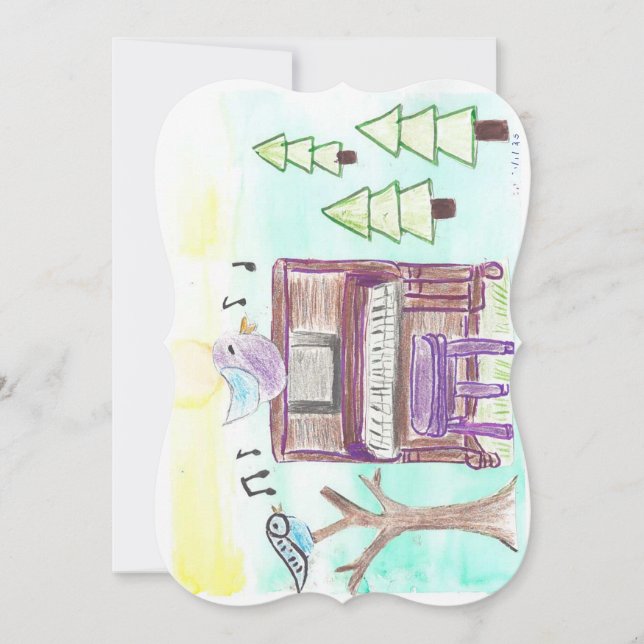 Invitation musique  harmonie (Devant)