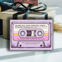 Musique rétro 80s Cassette Mixtape 50e anniversair