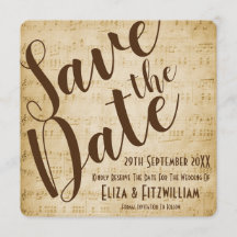 Musique Vintage Sauvegarder La Date