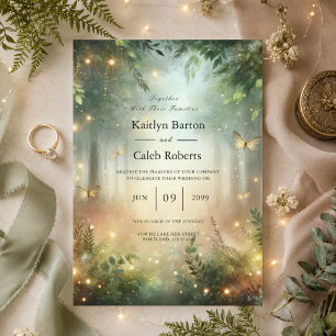 Invitation Mystic Forrest Meadow Magic