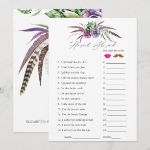 Invitation Mystical Succulents jeu de Fête des mariées