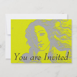 Invitation Naissance de Vénus, Déesse, Alternative