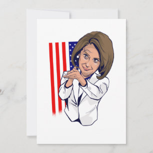 Invitation Nancy Pelosi applaudissant le mème