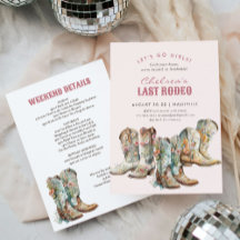 Nashville Dernier Rodeo Boots Bachelorette Party