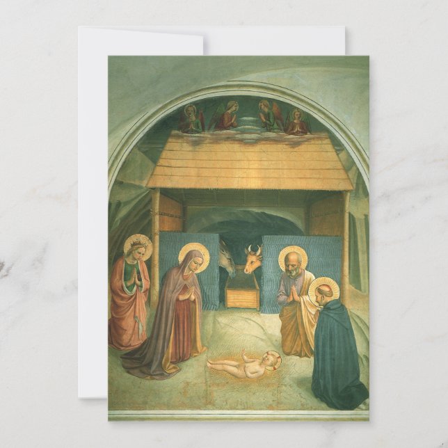 Invitation Nativité par Fra Angelico (Devant)