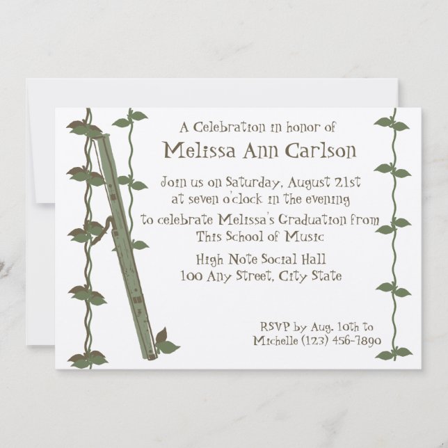 Invitation Nature musicale/ Basson (Devant)