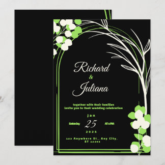 Invitation nature simple