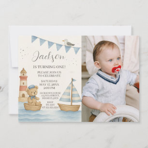 Invitation Nautique Anniversaire Avec Photo