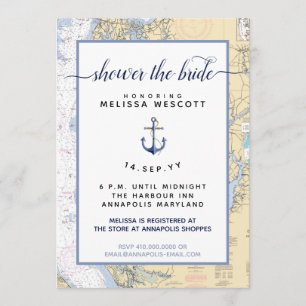 Invitation Nautique Nautique #Douche #Annapolis Maryland